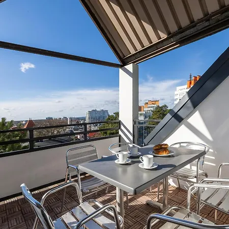 Elegant Two-story Turystyczna In With Balcony By Renters Appartement